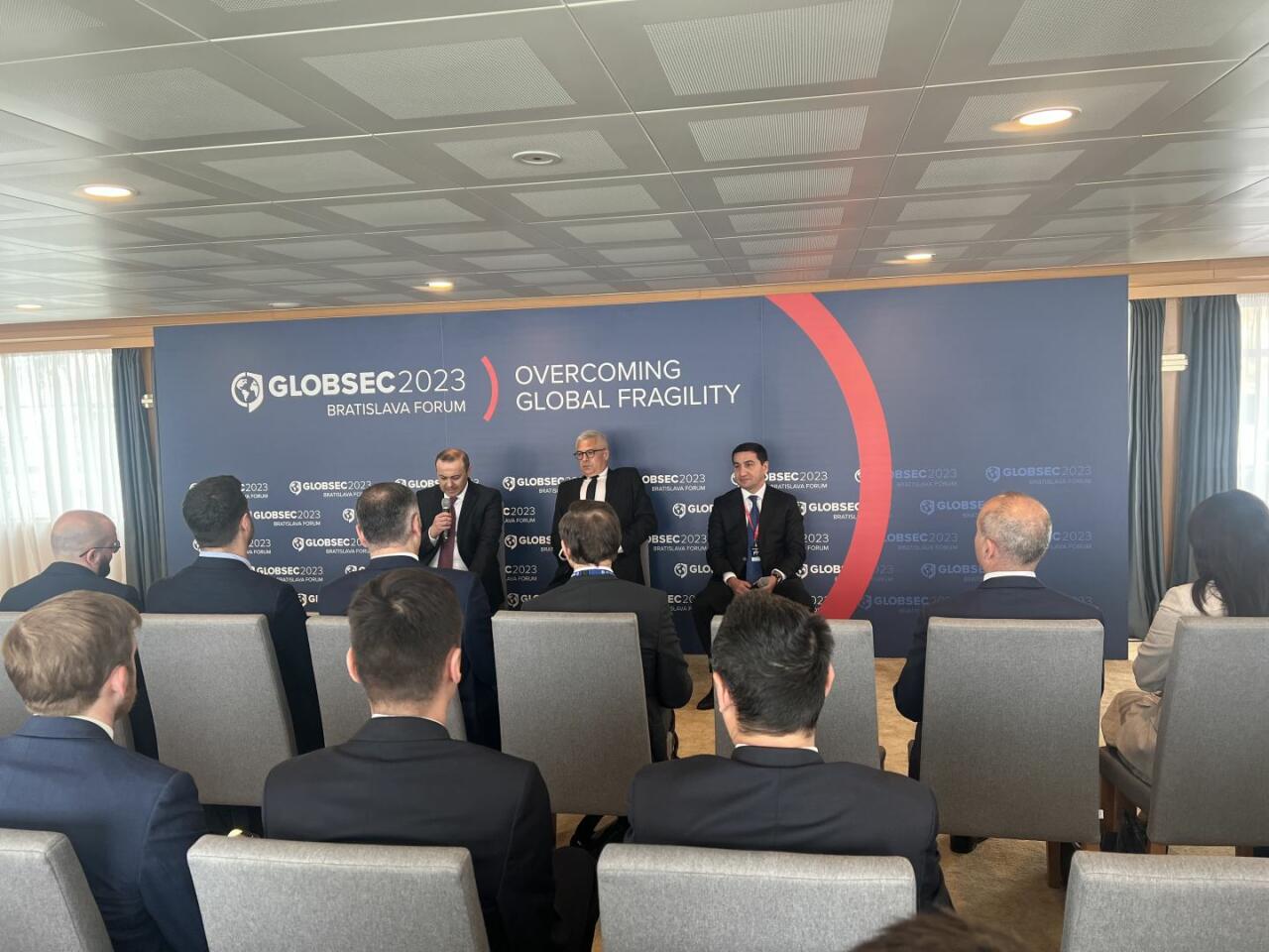 Azərbaycan nümayəndə heyəti Bratislava şəhərində GLOBSEC 2023 Forumunda iştirak edib