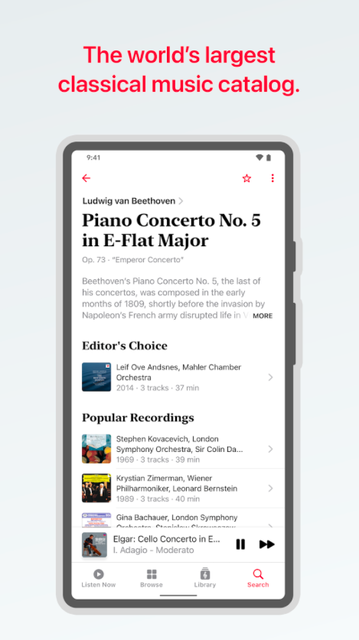 Apple Music Classical теперь доступно для Android