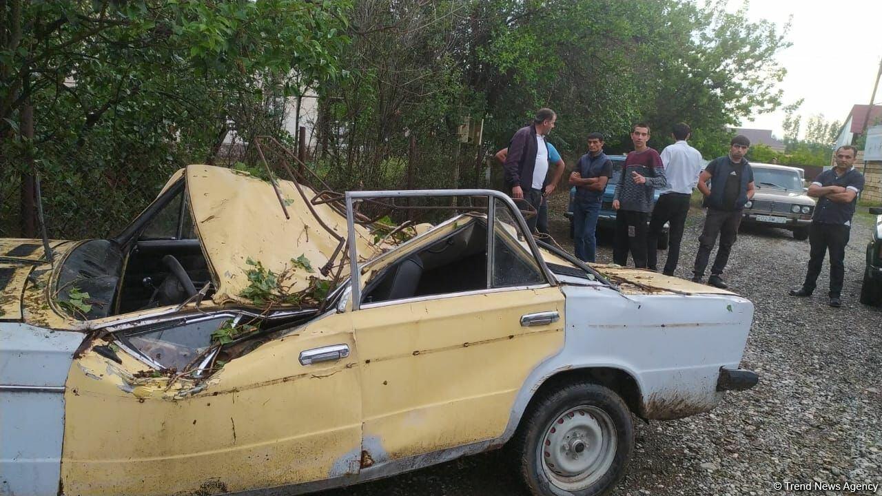 Qeyri-sabit hava şəraiti Ağdamda bir sıra fəsadlar törədib