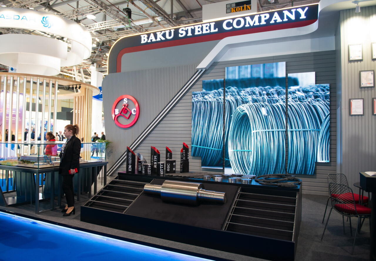 ЗАО "Baku Steel Company" участвует в 28-й Международной Каспийской Нефтегазовой Выставке