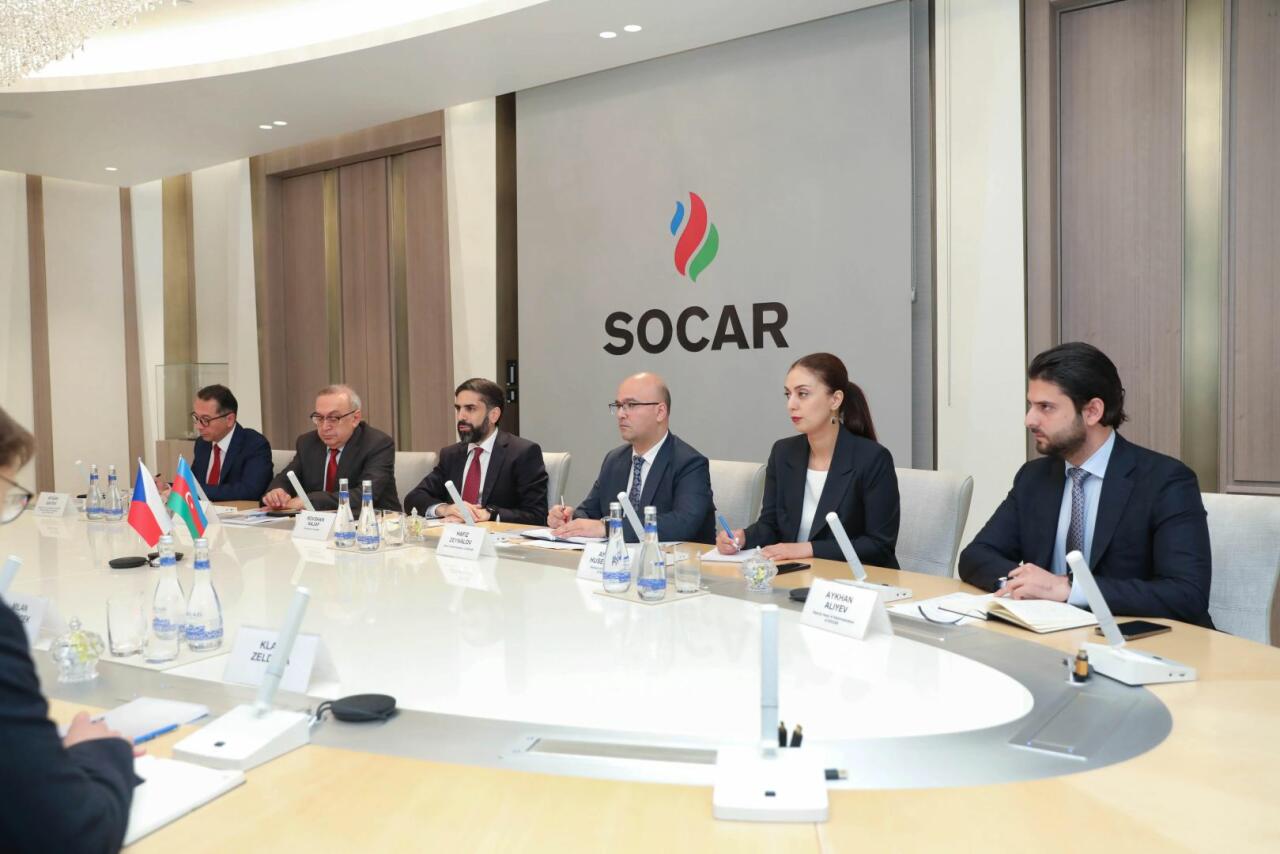 Президент SOCAR обсудил поставки дополнительных объемов газа в Европу с чешским министром