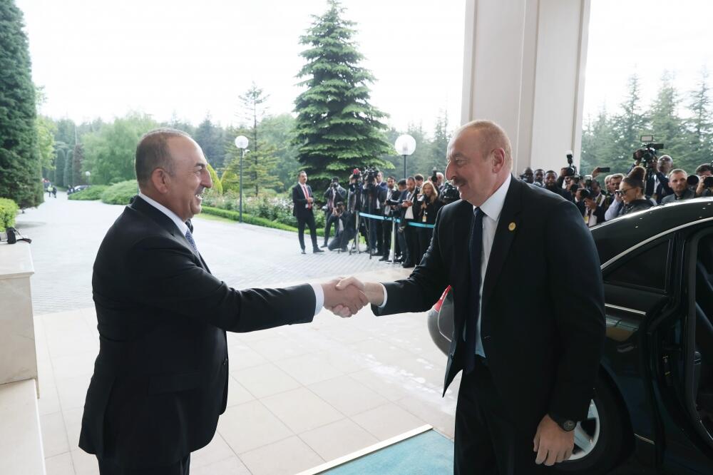 Президент Ильхам Алиев и Первая леди Мехрибан Алиева приняли участие в ужине от имени Реджепа Тайипа Эрдогана в Анкаре