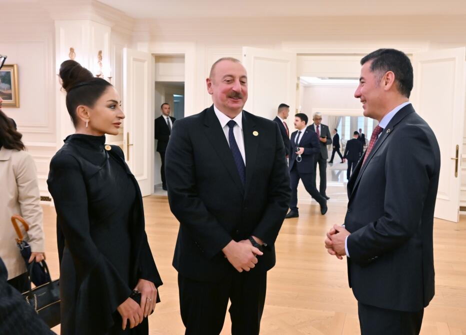 Президент Ильхам Алиев и Первая леди Мехрибан Алиева приняли участие в ужине от имени Реджепа Тайипа Эрдогана в Анкаре