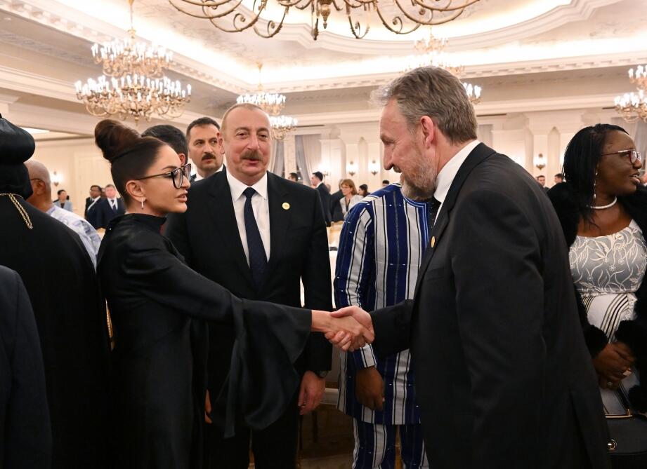 Президент Ильхам Алиев и Первая леди Мехрибан Алиева приняли участие в ужине от имени Реджепа Тайипа Эрдогана в Анкаре