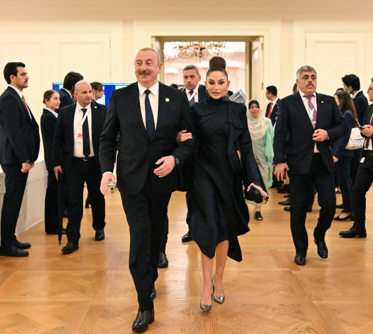Президент Ильхам Алиев и Первая леди Мехрибан Алиева приняли участие в ужине от имени Реджепа Тайипа Эрдогана в Анкаре