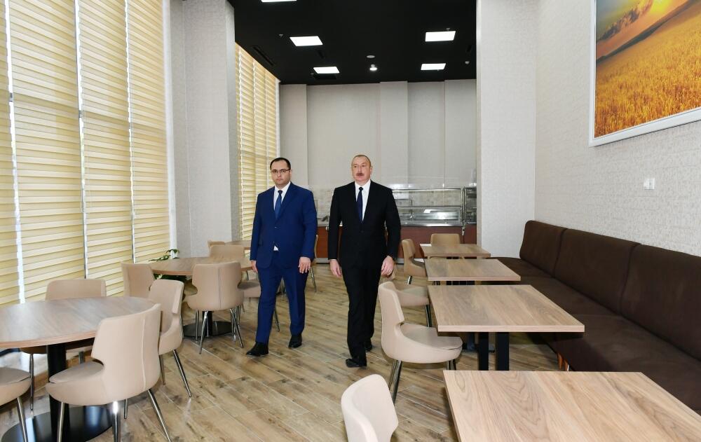 Президент Ильхам Алиев принял участие в открытии нового административного здания Министерства сельского хозяйства в Баку