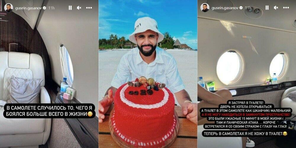 Azərbaycanlı bloqerin təyyarədə başına iş gəldi