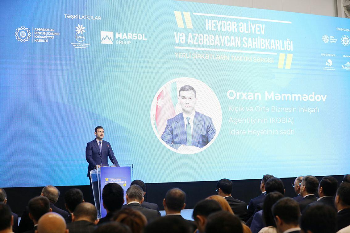 “Heydər Əliyev və Azərbaycan sahibkarlığı” mövzusunda yerli şirkətlərin sərgisi öz işinə başlayıb