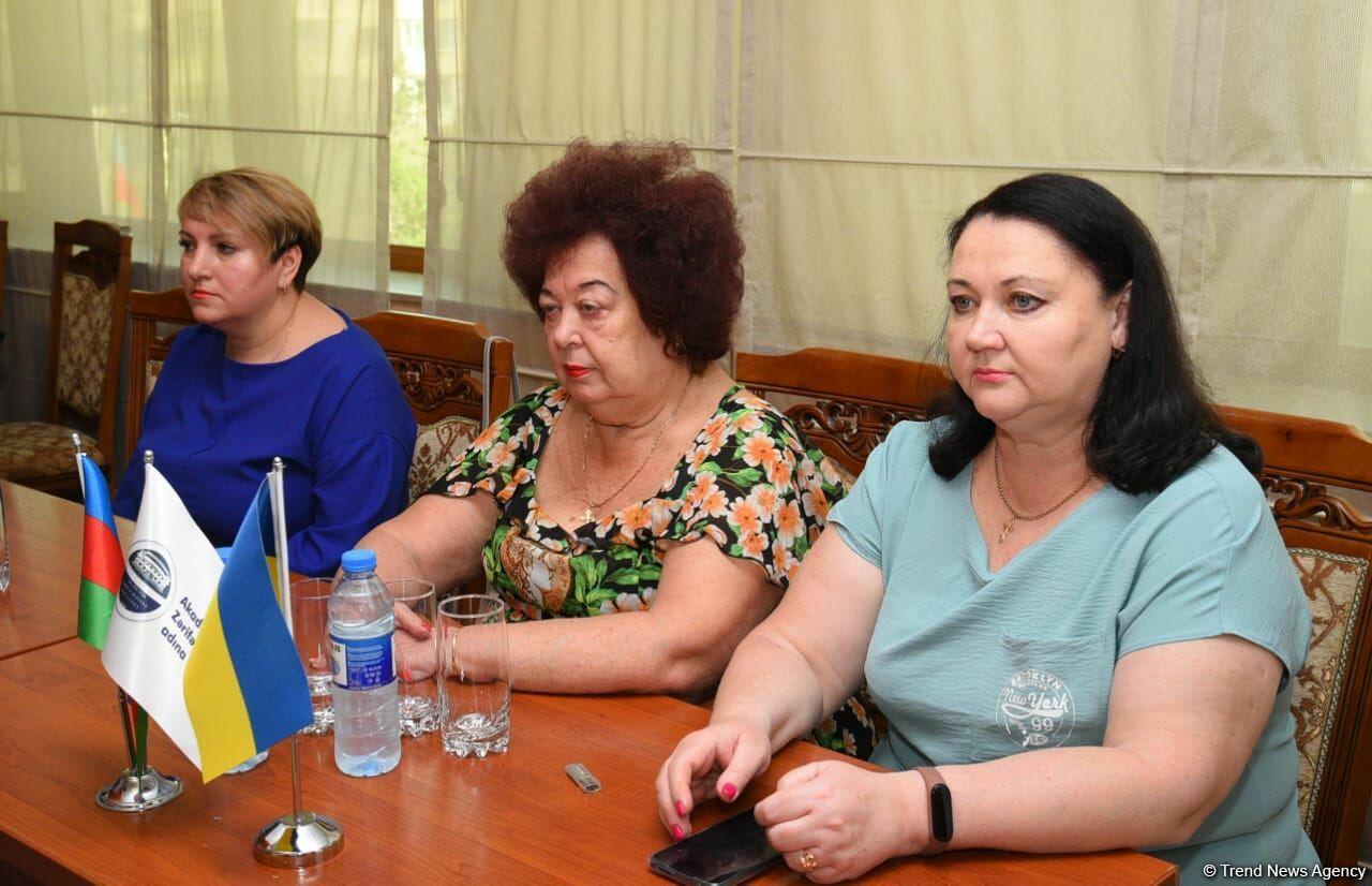Украинские школьники посетили лицей имени академика Зарифы Алиевой