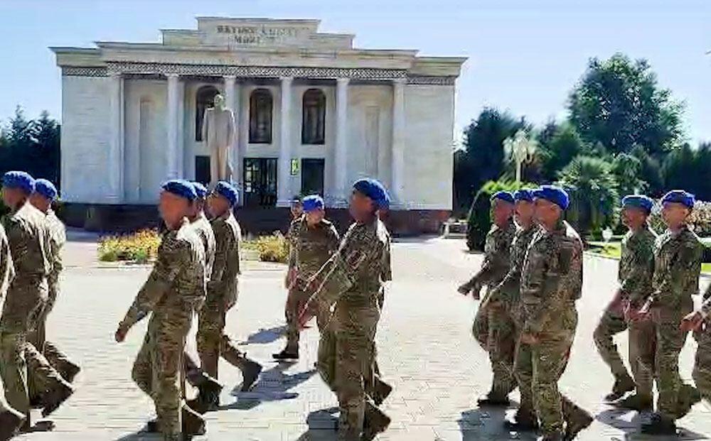 В День Вооруженных Сил прошли марши военнослужащих