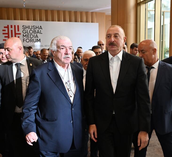 Президент Ильхам Алиев выступил на Шушинском Глобальном медиафоруме