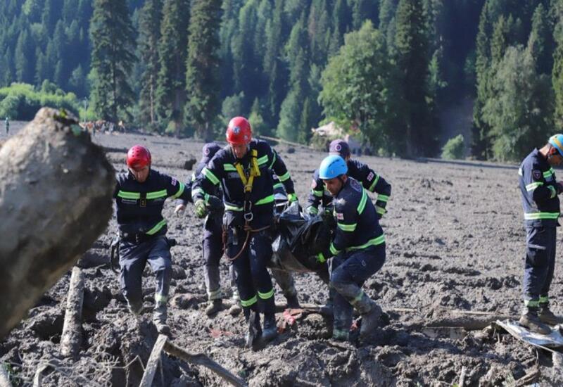 Увеличилось количество жертв в результате оползня в Грузии