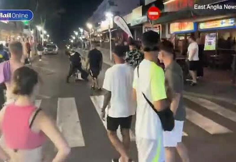 В Европе полицейские избили туриста дубинками
