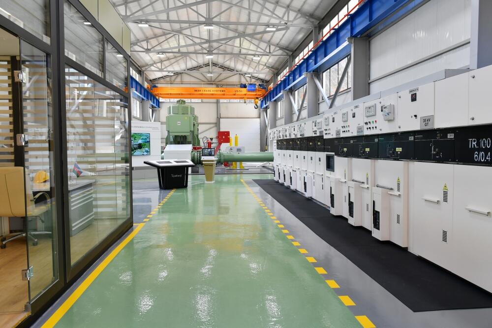 Президент Ильхам Алиев принял участие в открытии малых гидроэлектростанций "Чираг-1" и "Чираг-2"