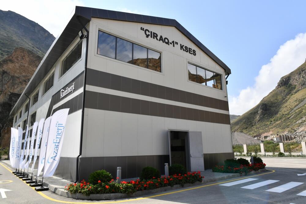 Президент Ильхам Алиев принял участие в открытии малых гидроэлектростанций "Чираг-1" и "Чираг-2"