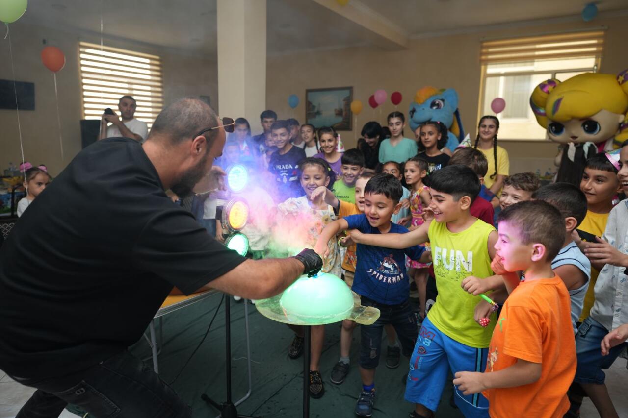 Фонд Гейдара Алиева организовал развлекательные мероприятия для детей