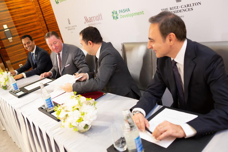 PASHA Development подписывает соглашение с Marriott International об открытии The Ritz-Carlton Residences, Baku