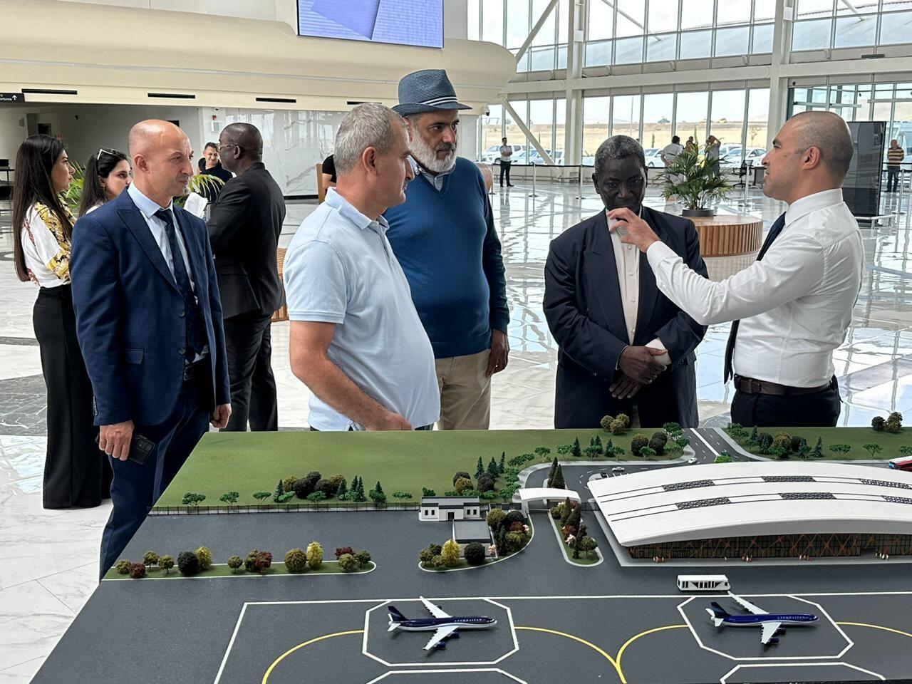 İƏT MDİHK nümayəndə heyətinin işğaldan azad edilmiş Füzuli rayonunda yeni inşa edilmiş Qarabağın hava qapısı olan Füzuli Beynəlxalq Hava Limanına baş çəkiblər