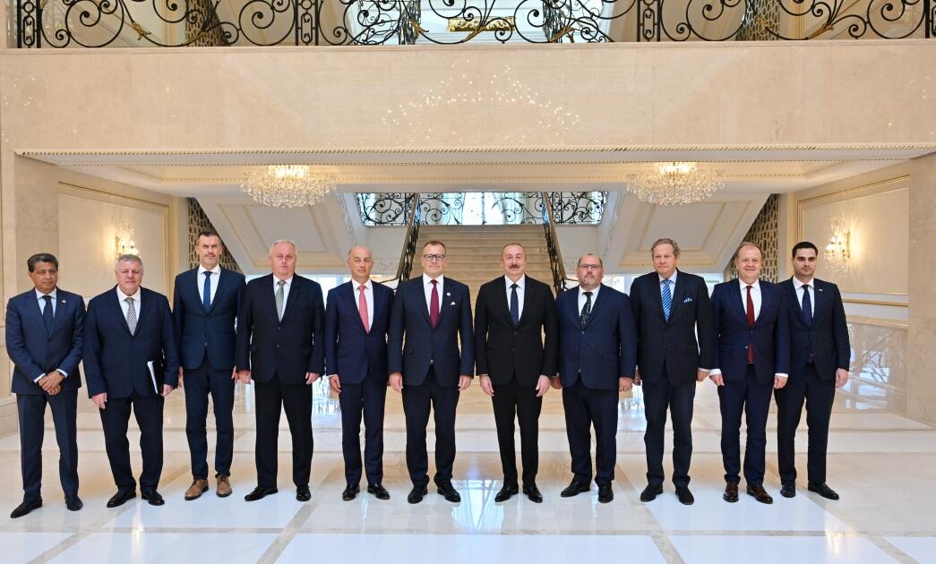 Президент Ильхам Алиев принял делегацию во главе с председателем парламента Словакии