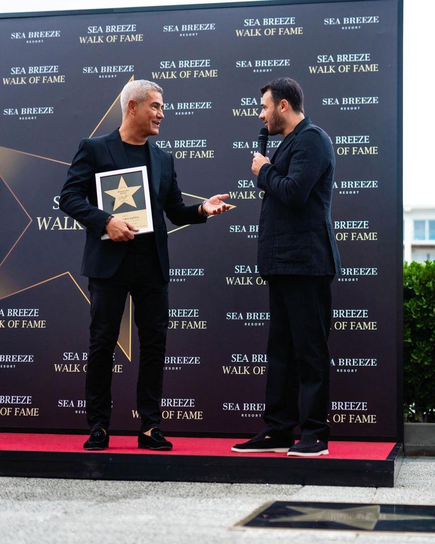 На Sea Breeze Walk of Fame состоялась церемония закладки звезды всемирно известного Alessandro Safina