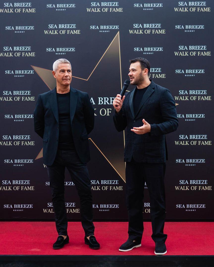 На Sea Breeze Walk of Fame состоялась церемония закладки звезды всемирно известного Alessandro Safina