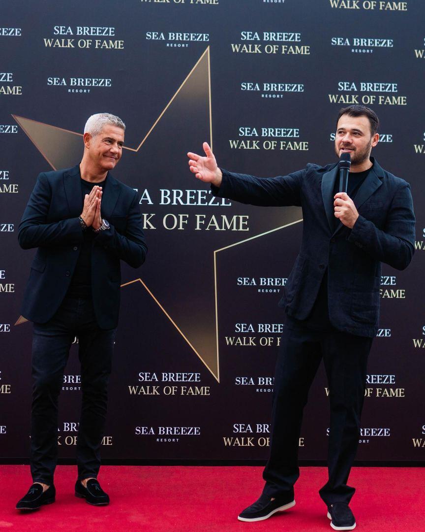 На Sea Breeze Walk of Fame состоялась церемония закладки звезды всемирно известного Alessandro Safina