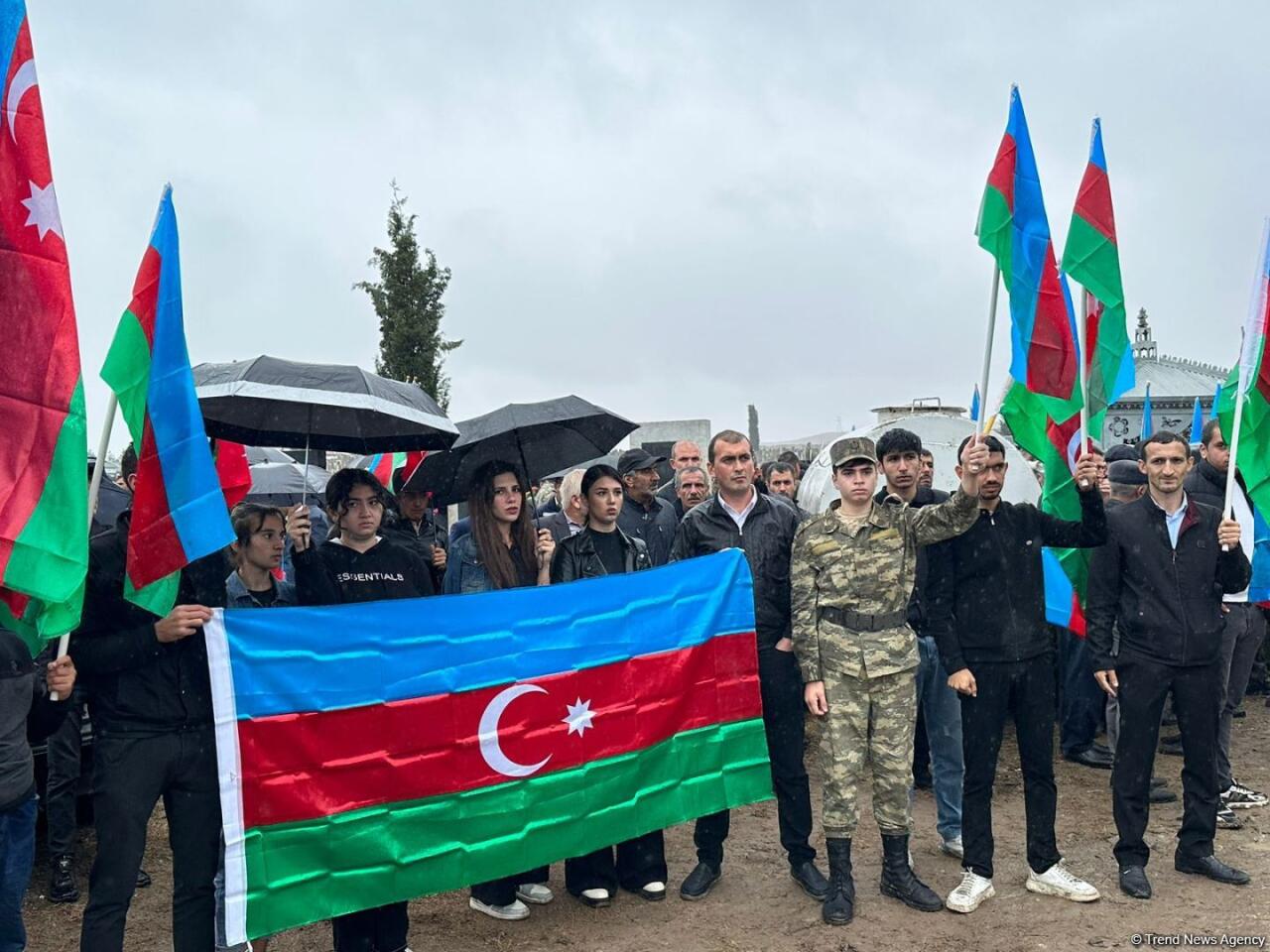 Останки шехида, пропавшего без вести во время Первой Карабахской войны, похоронены в Физули