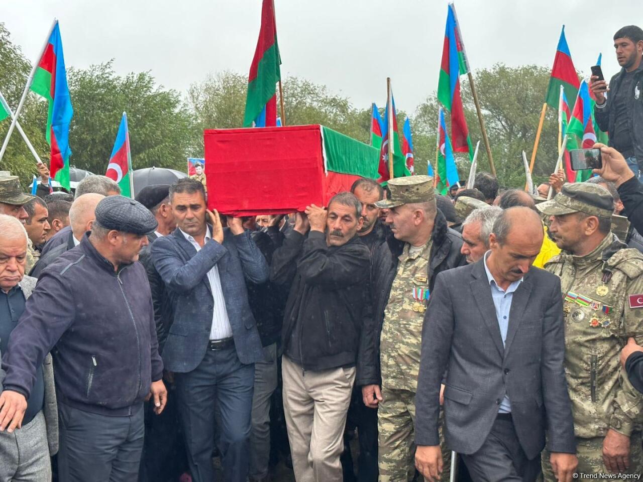 Останки шехида, пропавшего без вести во время Первой Карабахской войны, похоронены в Физули