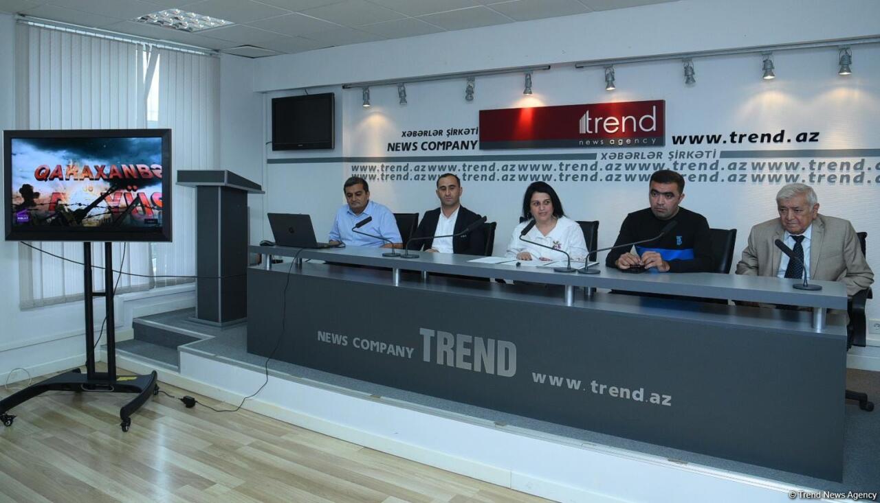 В АМИ Trend состоялась презентация документального фильма "Qaraxanbəyli döyüşü"