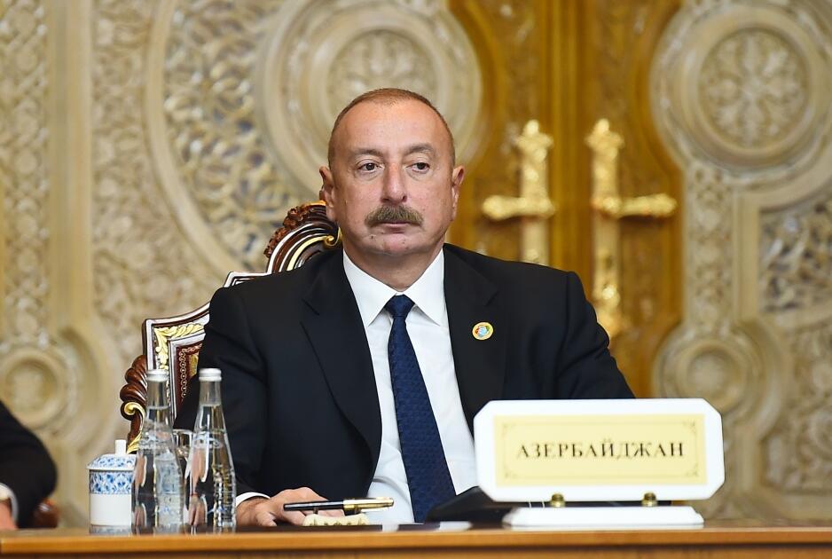 Президент Ильхам Алиев принял участие на пятой Консультативной встрече глав государств Центральной Азии в Душанбе