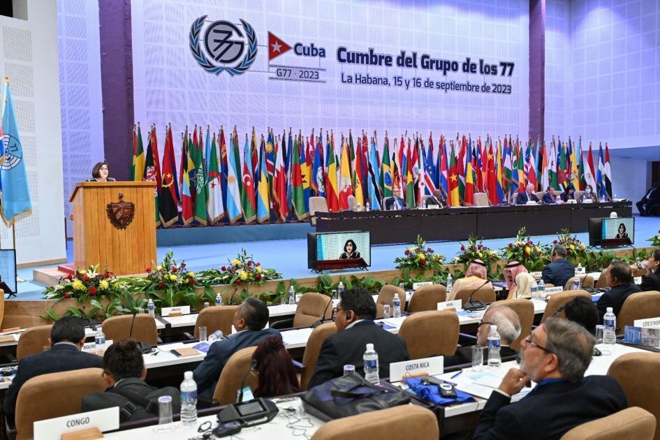 Азербайджан представлен на саммите G77+ Китай