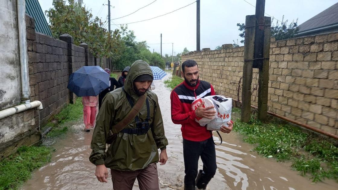 Subasmaya görə köməksiz qalan 27 nəfər təxliyə edildi