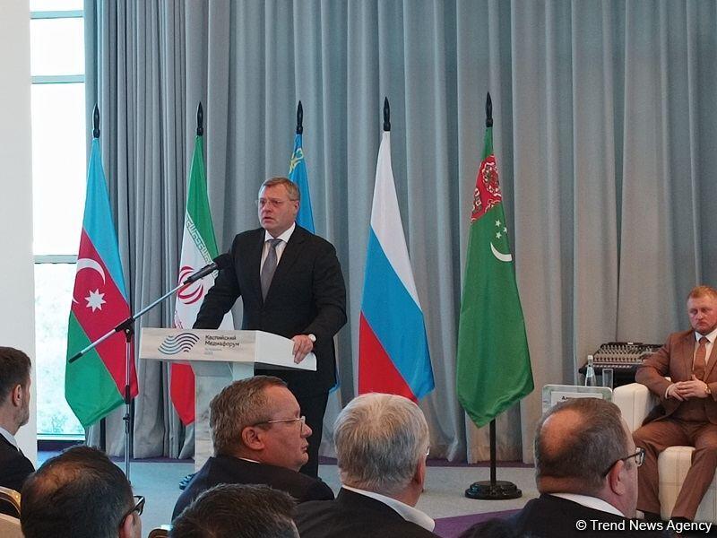 В Астрахани прошла встреча глав делегаций "Каспийского медиафорума-2023" с участием представителей Азербайджана