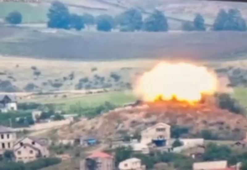 Qanunsuz erməni silahlı birləşmələrinə aid TOR zenit-raket kompleksi məhv edildi