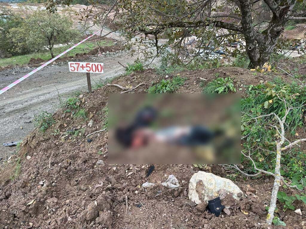 Шокирующие первые кадры с места армянского теракта на дороге Физули-Шуша