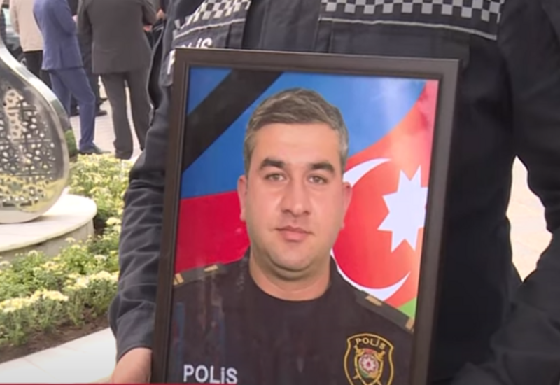 Xocavənddə mina terrorunda həlak olan polisimiz Sumqayıtda dəfn edilib
