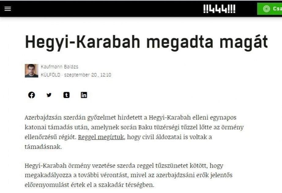 Azərbaycan Prezidentinin xalqa müraciəti dünya mətbuatında geniş işıqlandırılıb