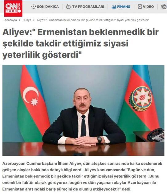 Azərbaycan Prezidentinin xalqa müraciəti dünya mətbuatında geniş işıqlandırılıb