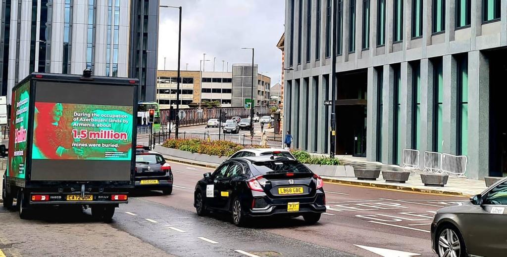 London və Mançesterdə Ermənistanın mina terroru ilə bağlı məlumatlandırma aksiyası təşkil edilib