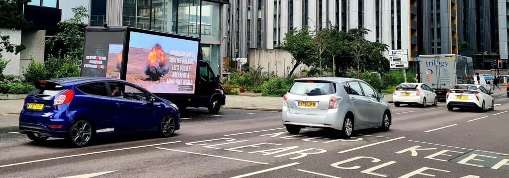 London və Mançesterdə Ermənistanın mina terroru ilə bağlı məlumatlandırma aksiyası təşkil edilib