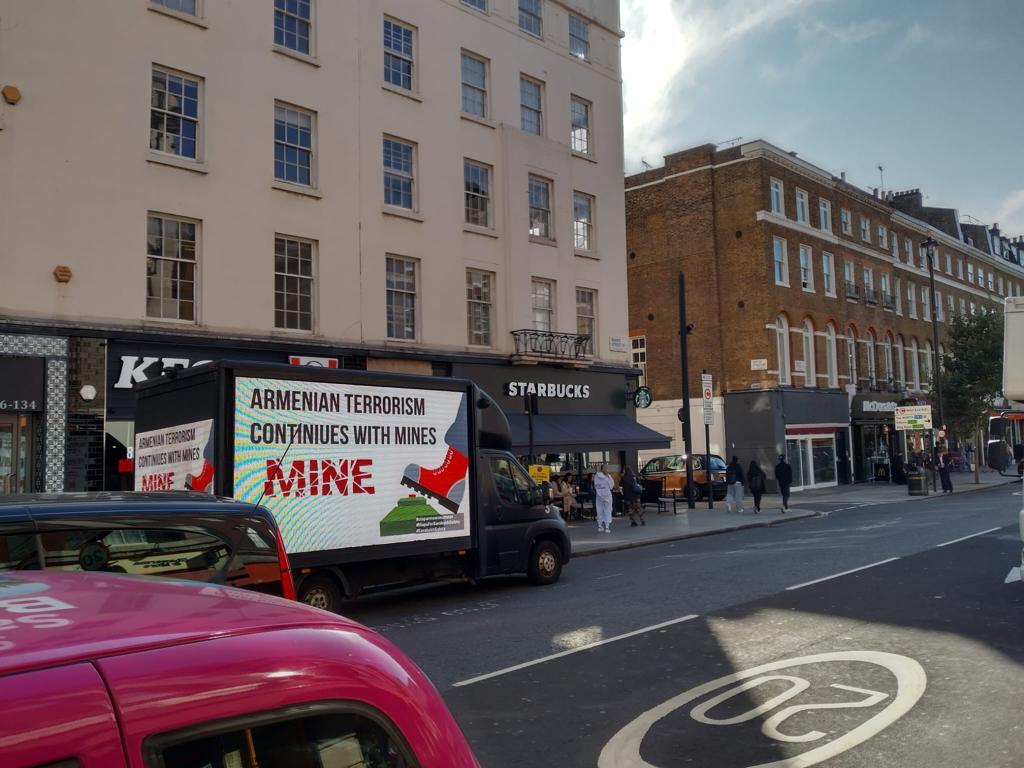 London və Mançesterdə Ermənistanın mina terroru ilə bağlı məlumatlandırma aksiyası təşkil edilib