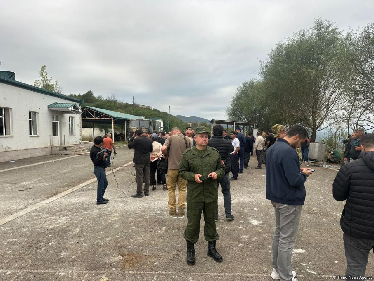 Lokal antiterror tədbirləri zamanı Şuşada zərərsizləşdirilmiş erməni postu