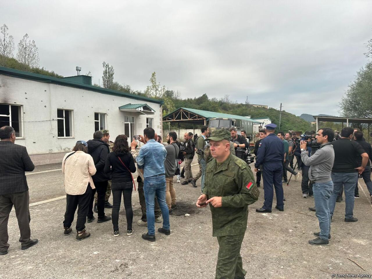 Lokal antiterror tədbirləri zamanı Şuşada zərərsizləşdirilmiş erməni postu