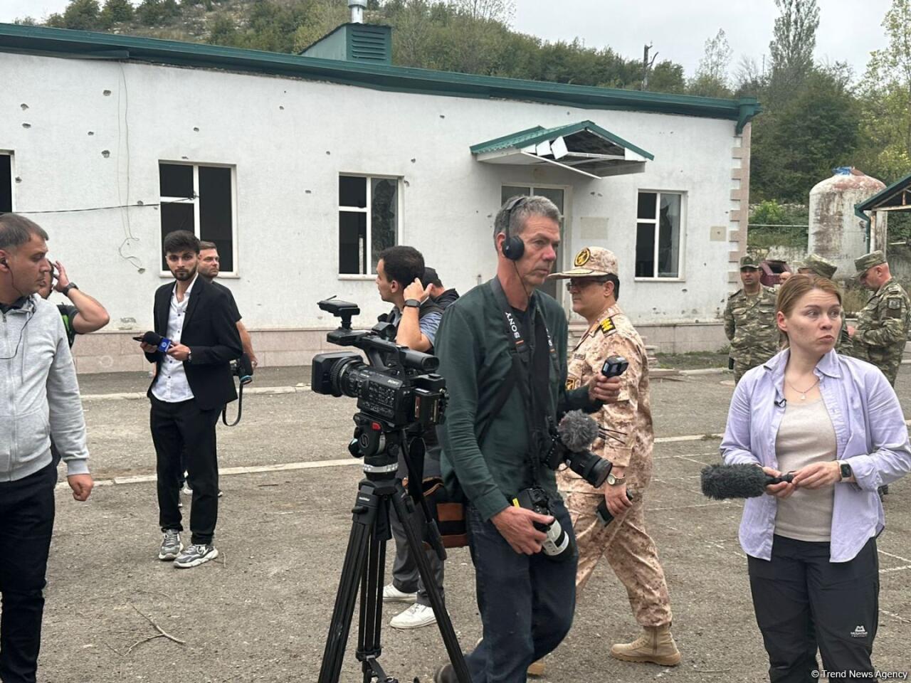 Lokal antiterror tədbirləri zamanı Şuşada zərərsizləşdirilmiş erməni postu