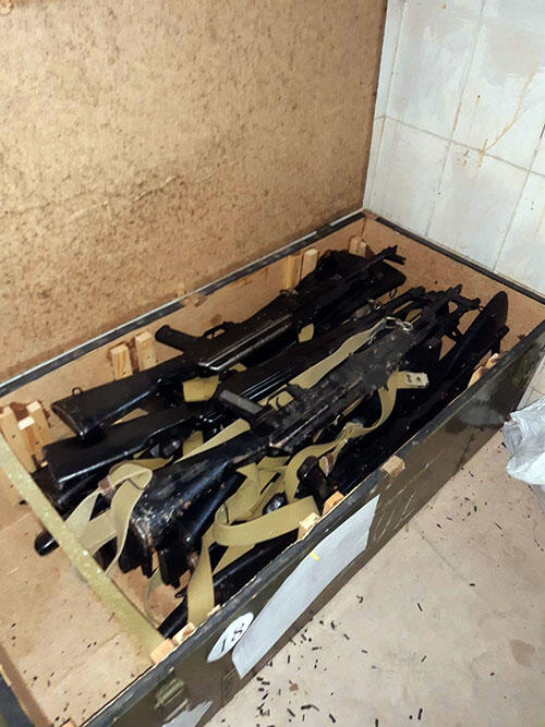 На территории незаконно действовавшей в Кяльбаджаре компании обнаружены боеприпасы