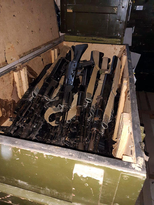 На территории незаконно действовавшей в Кяльбаджаре компании обнаружены боеприпасы
