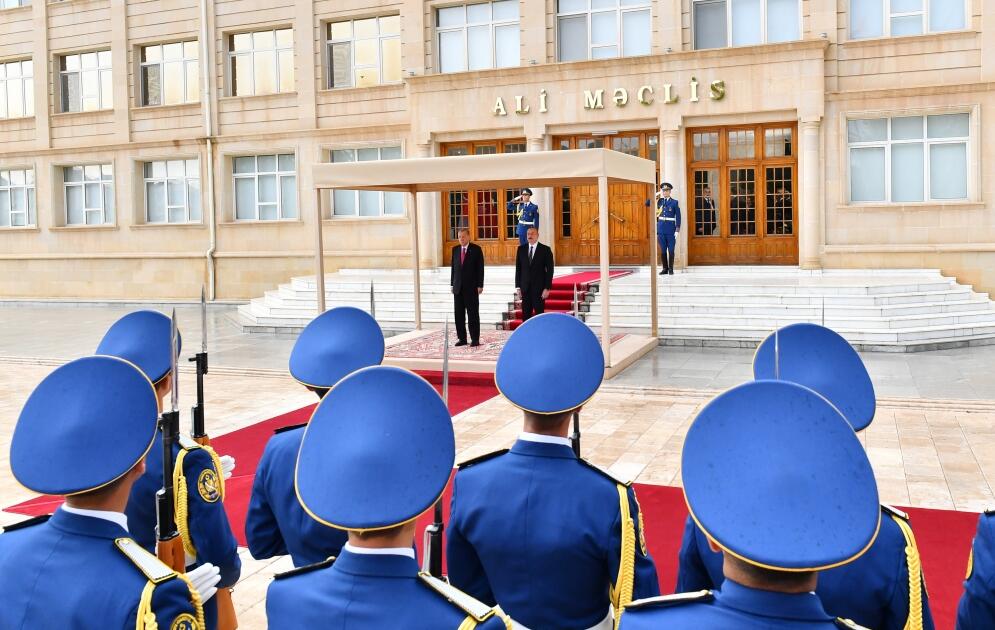В Нахчыване состоялась церемония официальной встречи Президента Реджепа Тайипа Эрдогана
