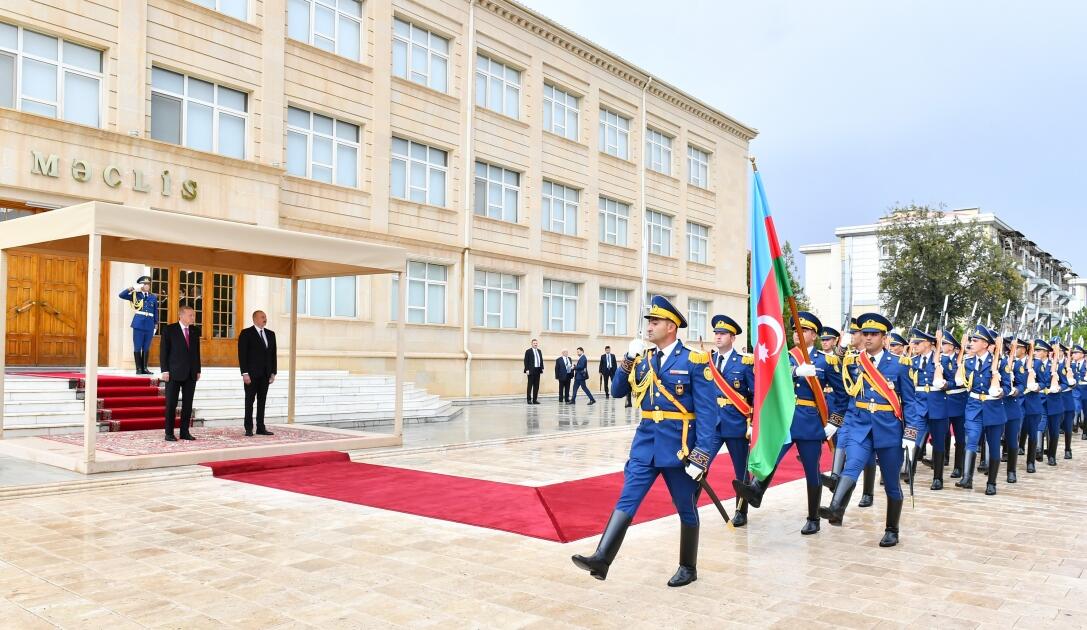 В Нахчыване состоялась церемония официальной встречи Президента Реджепа Тайипа Эрдогана