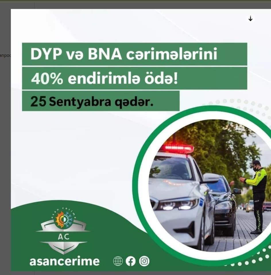 DİN və BNA cərimələrinə 40 faiz endirim edilir?