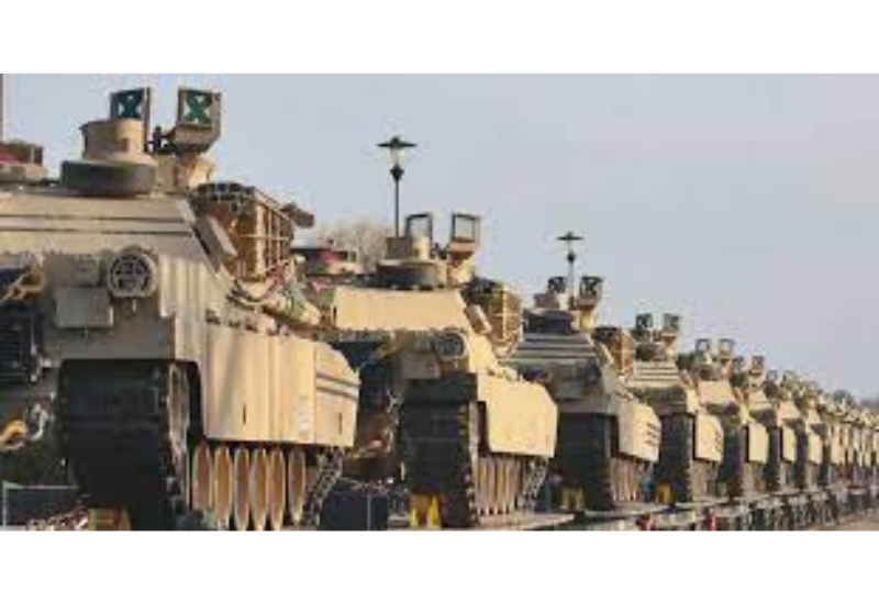 Первая партия американских танков Abrams в Украине
